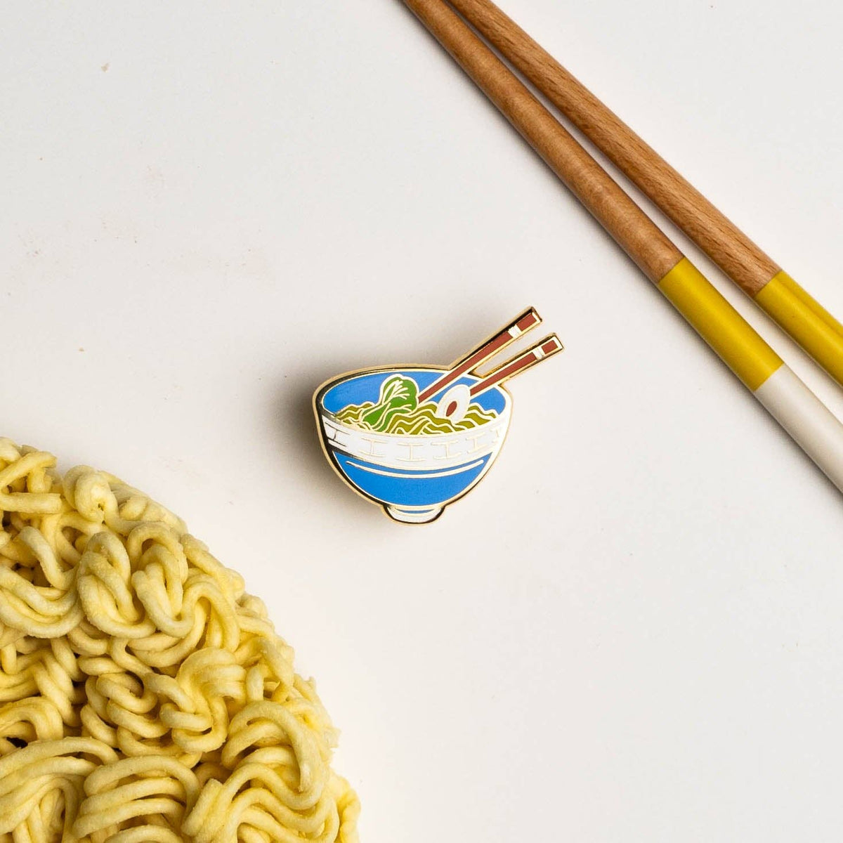 Sherry's Palette-Noodle Soup Enamel Pin-accessory-gather here online