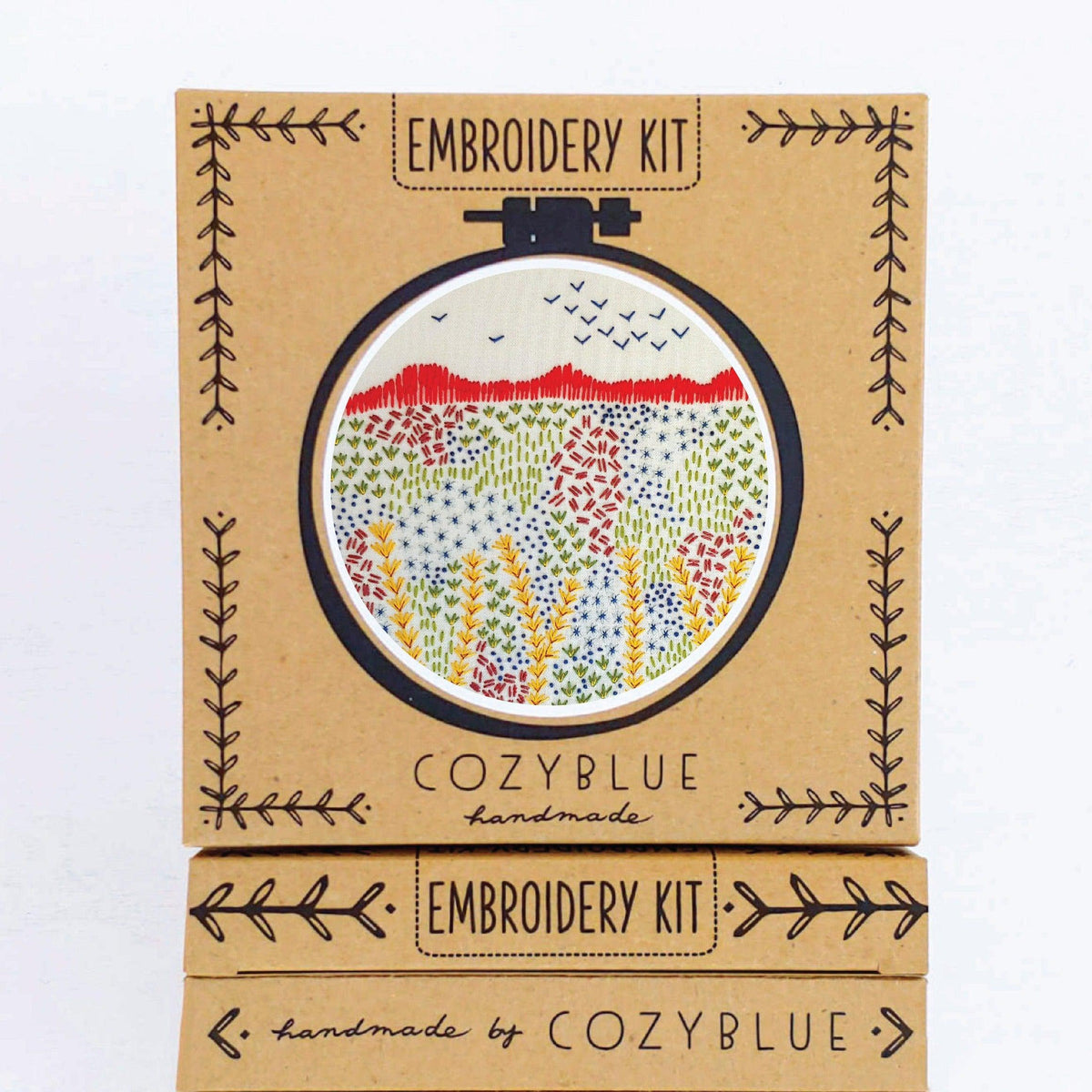CozyBlue - Evening Walk embroidery kit - Default - gatherhereonline.sbs