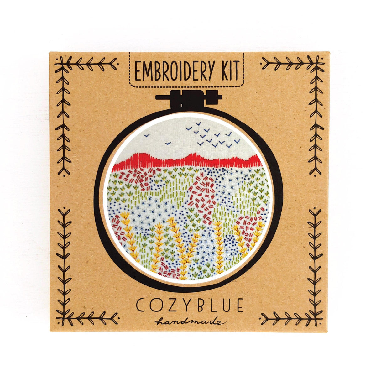 CozyBlue - Evening Walk embroidery kit - Default - gatherhereonline.sbs