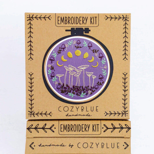 CozyBlue - Fairy Ring embroidery kit - Default - gatherhereonline.sbs
