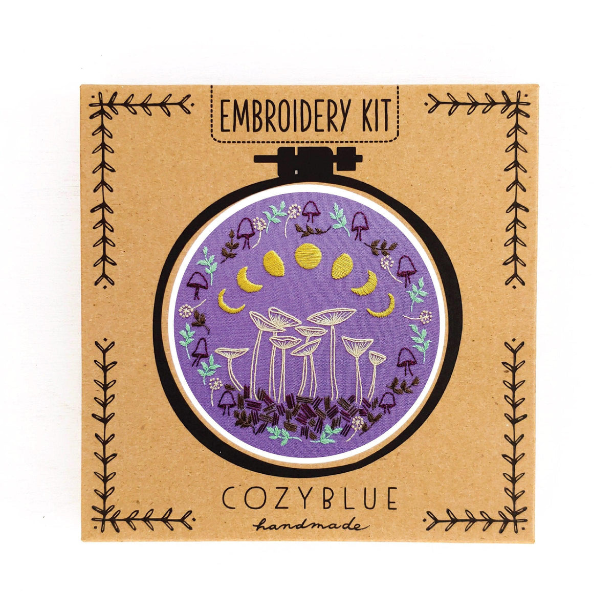 CozyBlue - Fairy Ring embroidery kit - Default - gatherhereonline.sbs