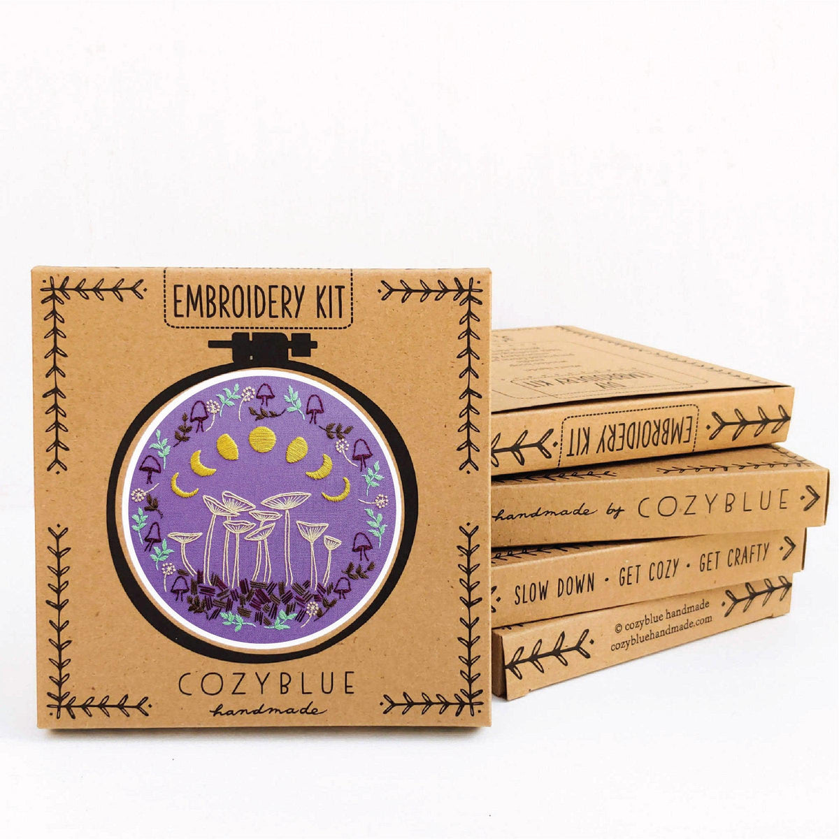 CozyBlue - Fairy Ring embroidery kit - Default - gatherhereonline.sbs