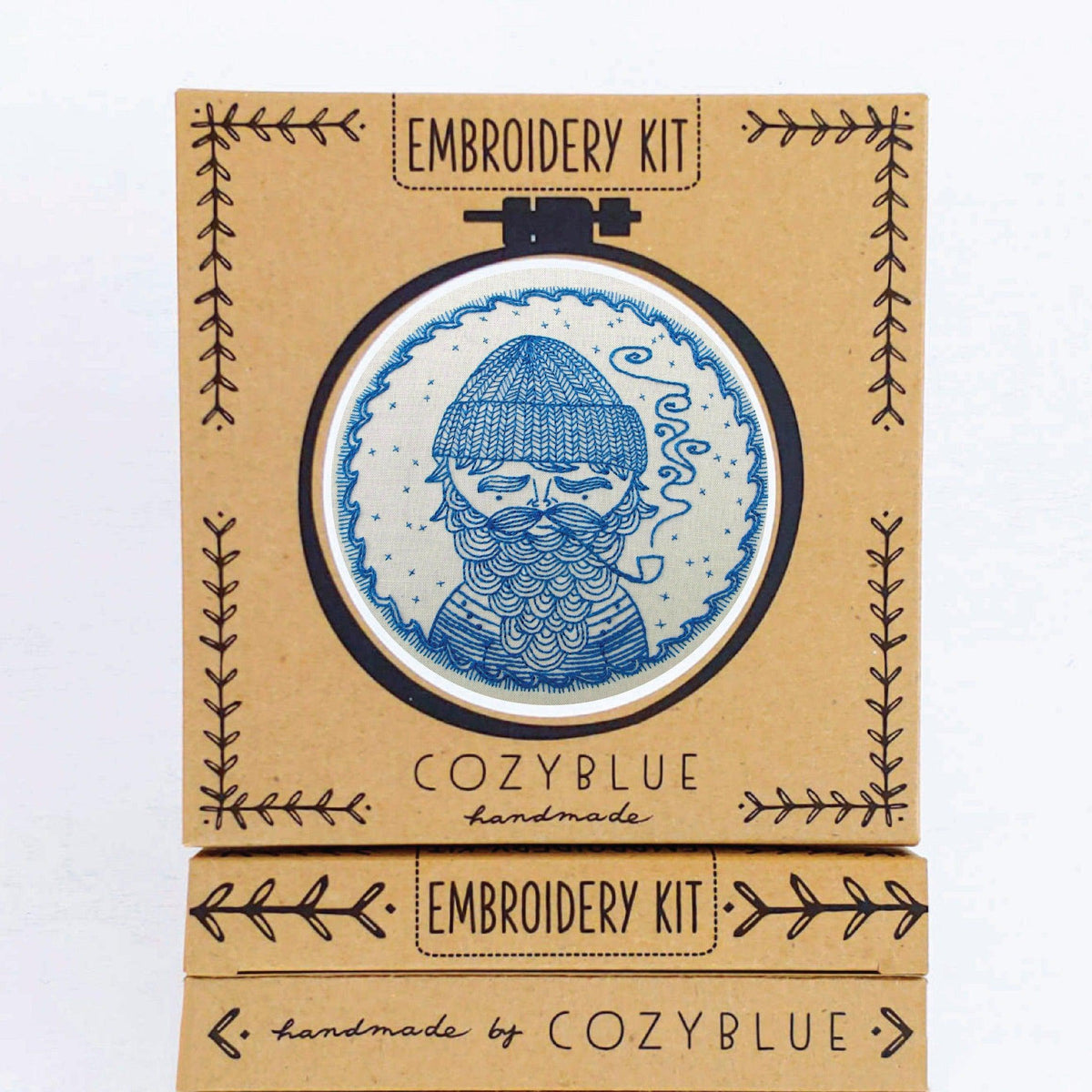 CozyBlue - Sea Captain Embroidery Kit - Default - gatherhereonline.sbs
