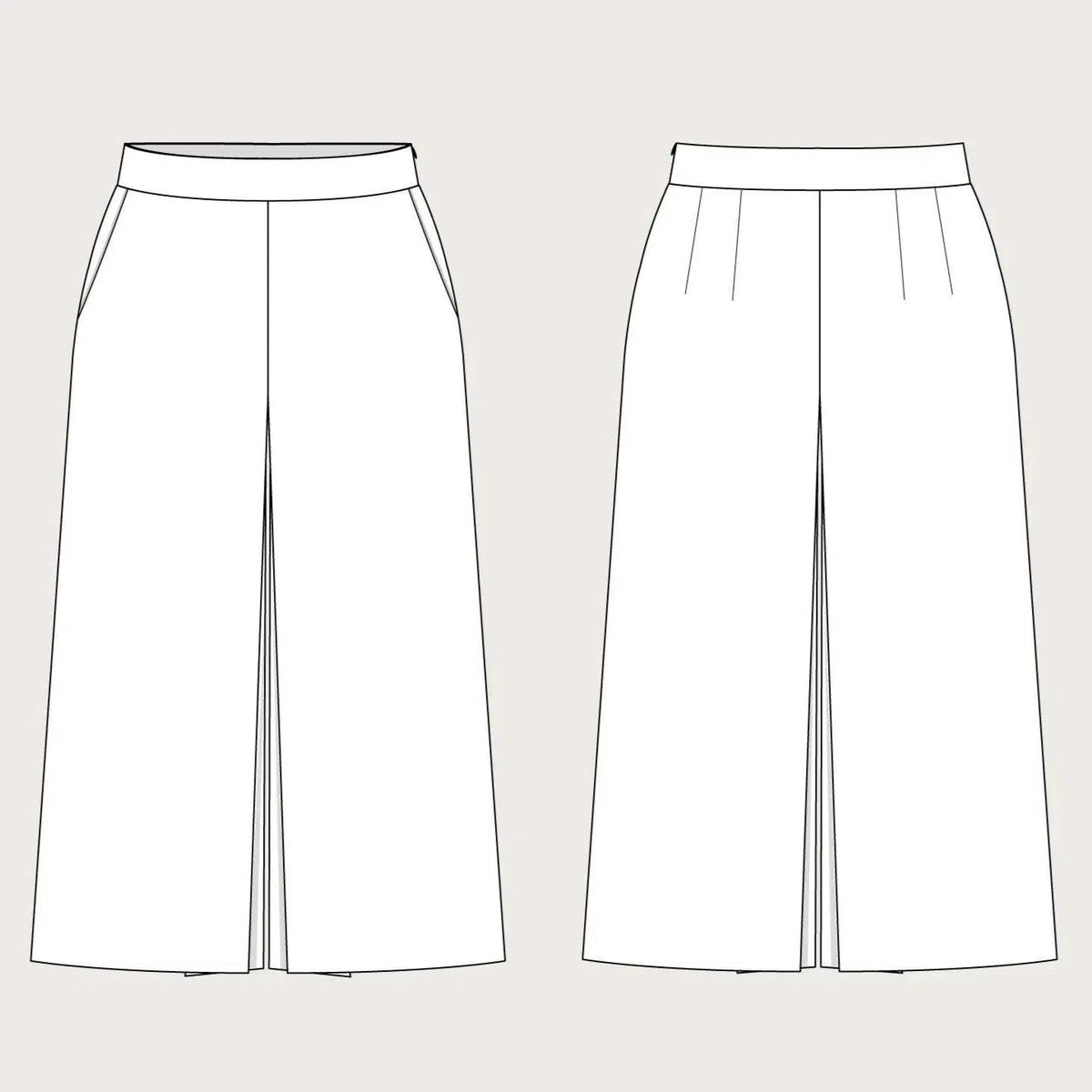 Assembly Line-Culottes Pattern-sewing pattern-gather here online