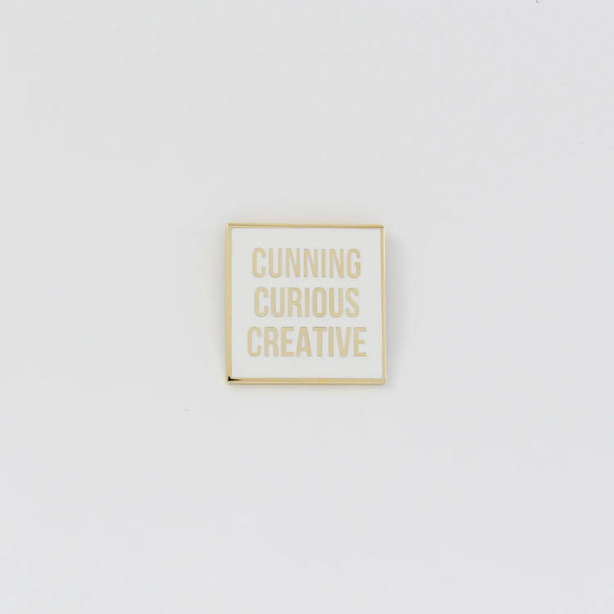 City of Industry-Cunning Curious Creative Enamel Pin-accessory-gather here online