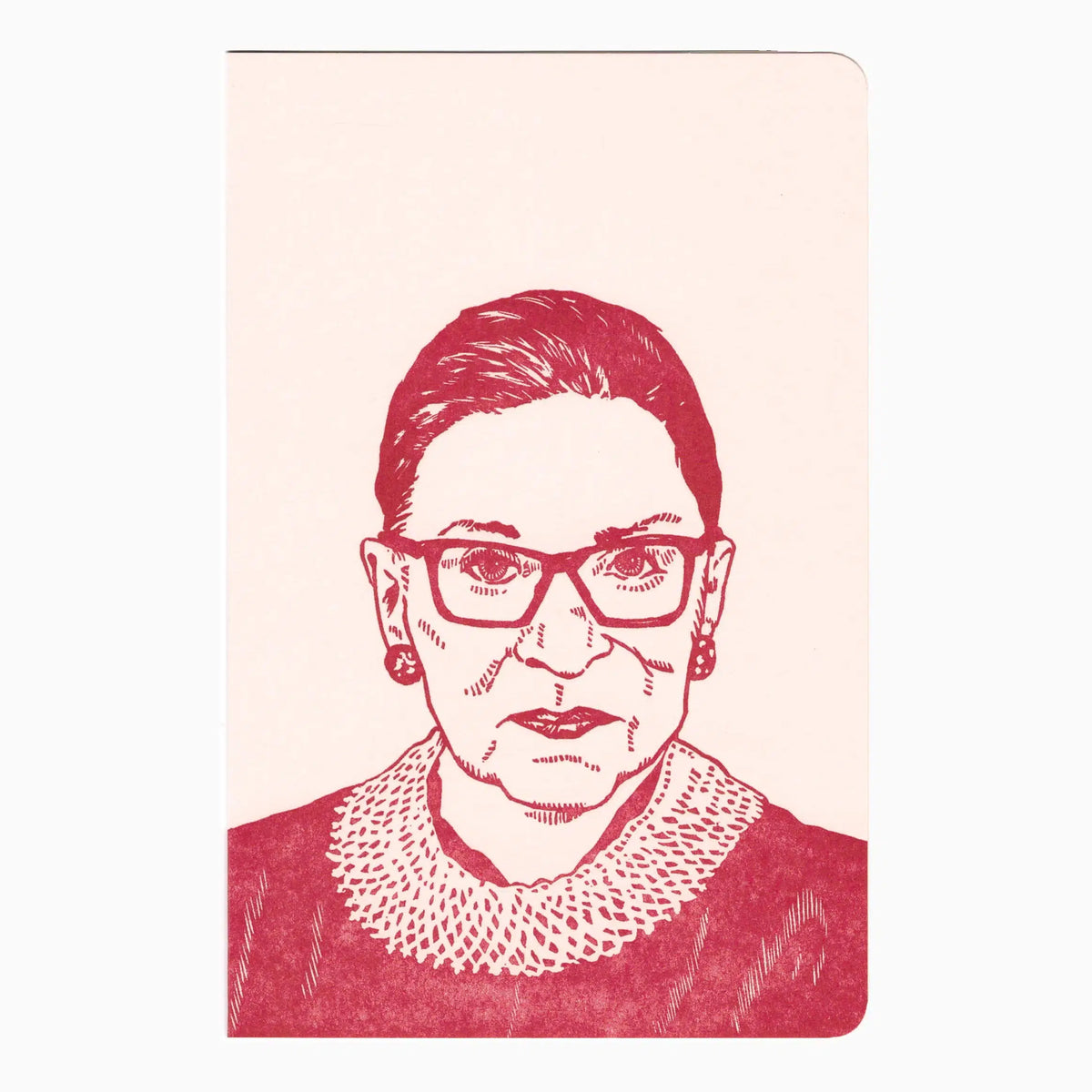 Blackbird Letterpress-Ruth Bader Ginsburg Letterpress Journal-book-gather here online