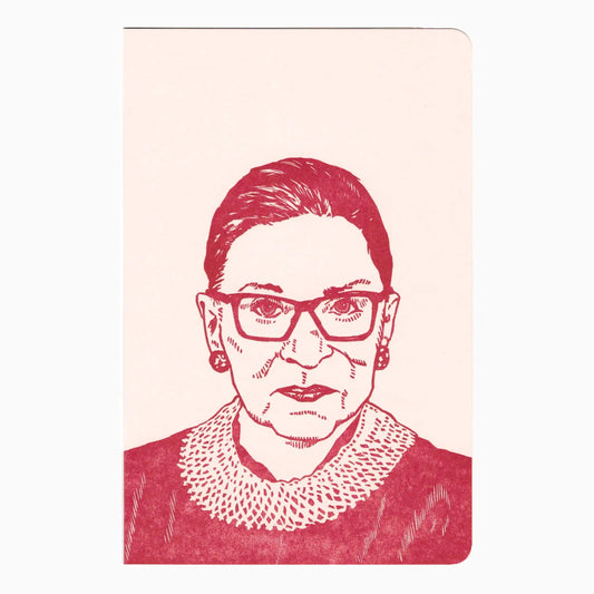 Blackbird Letterpress-Ruth Bader Ginsburg Letterpress Journal-book-gather here online