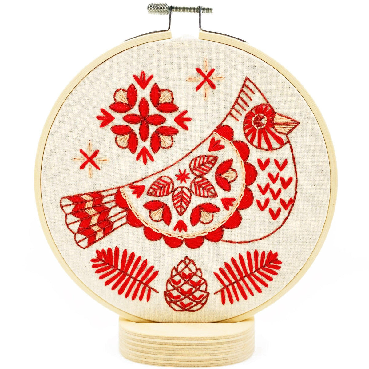 Hook, Line & Tinker-Cardinal Embroidery Kit-embroidery kit-gather here online