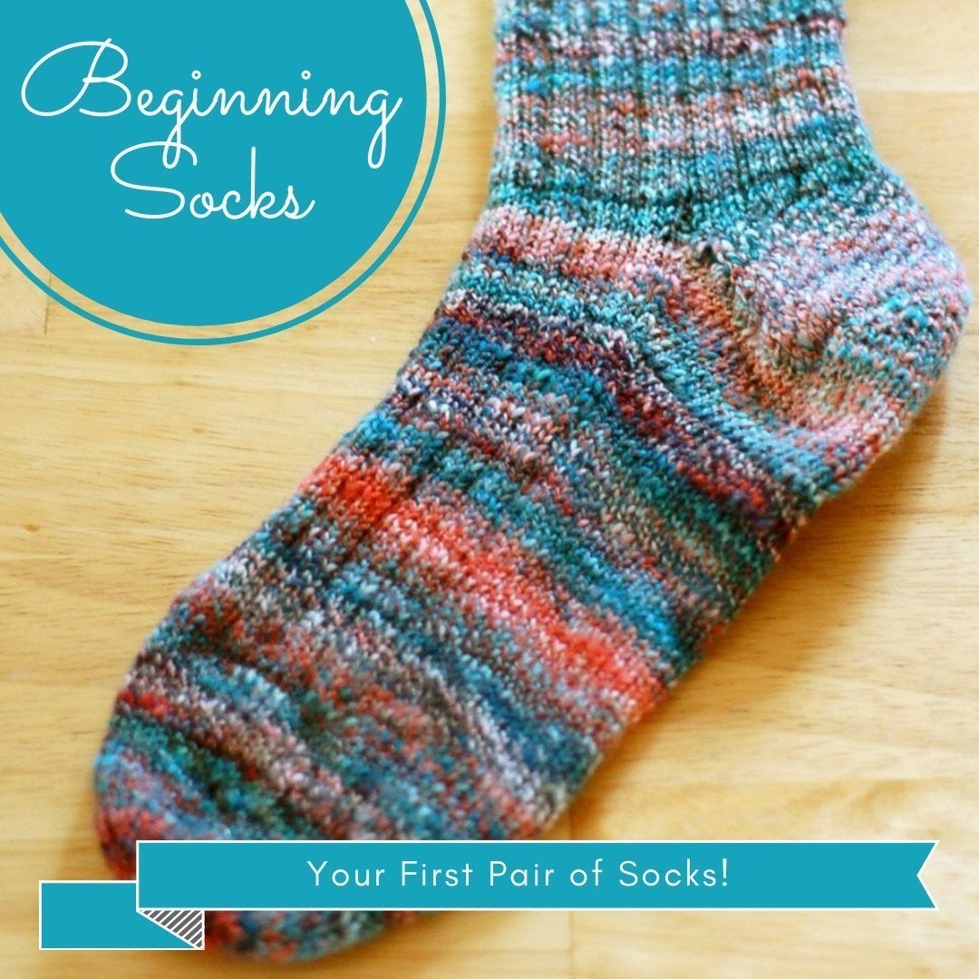 gather here classes - Beginning Socks - meets 3 times - Default - gatherhereonline.sbs