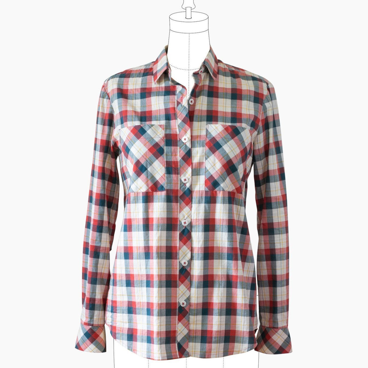 gather here classes - Buttondown Shirt - meets 3 times - Default - gatherhereonline.sbs
