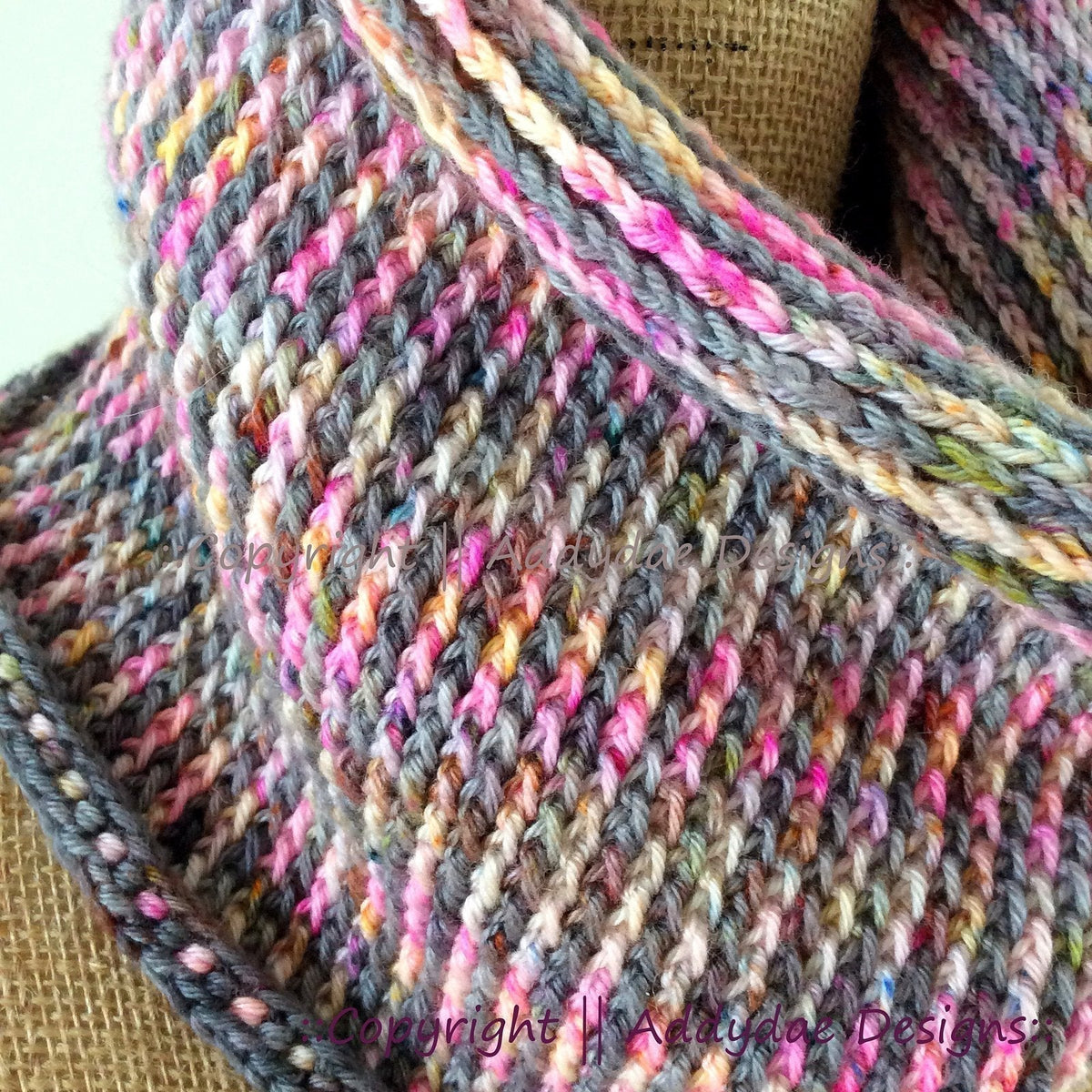 gather here classes - Crochet - Brioche Cowl, meets twice - Default - gatherhereonline.sbs
