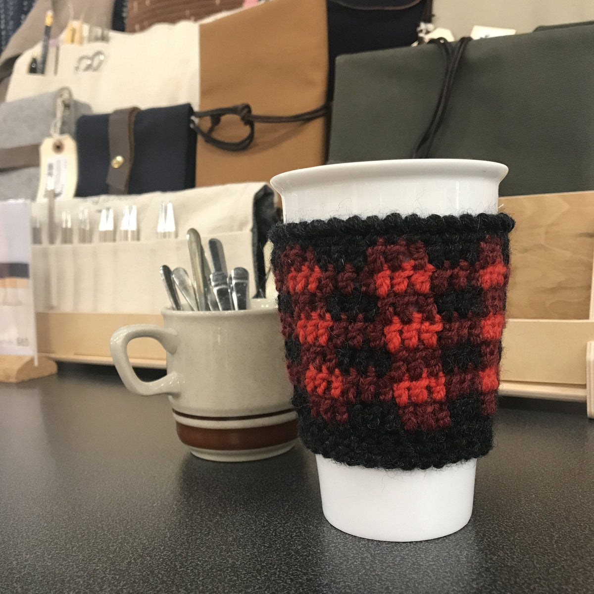 gather here classes - Crochet Buffalo Plaid Cozy - Default - gatherhereonline.sbs