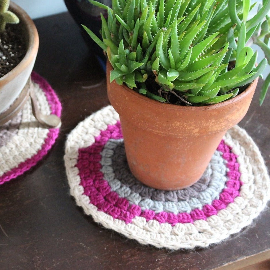 gather here classes - Crochet Trivet - Default - gatherhereonline.sbs