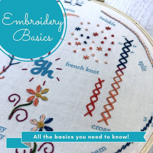 gather here classes - Embroidery Basics - Sampler - Default - gatherhereonline.sbs