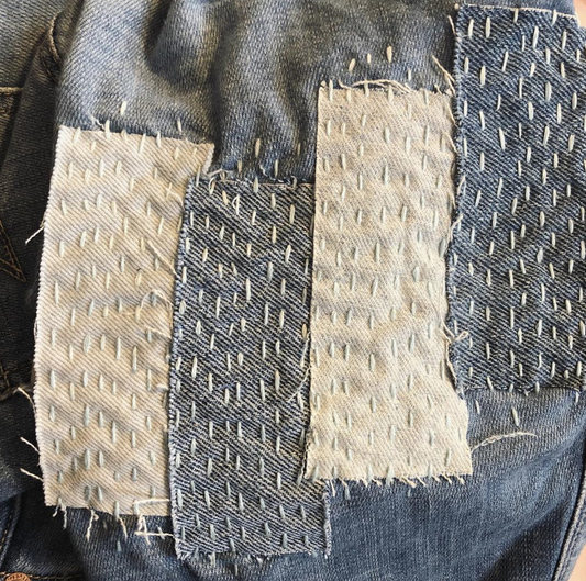 gather here classes - Embroidery Beyond the Basics - Visible Mending - Default - gatherhereonline.sbs
