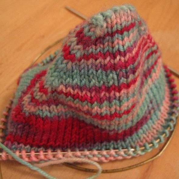 gather here classes - First Toe-Up Socks - meets twice - - gatherhereonline.sbs