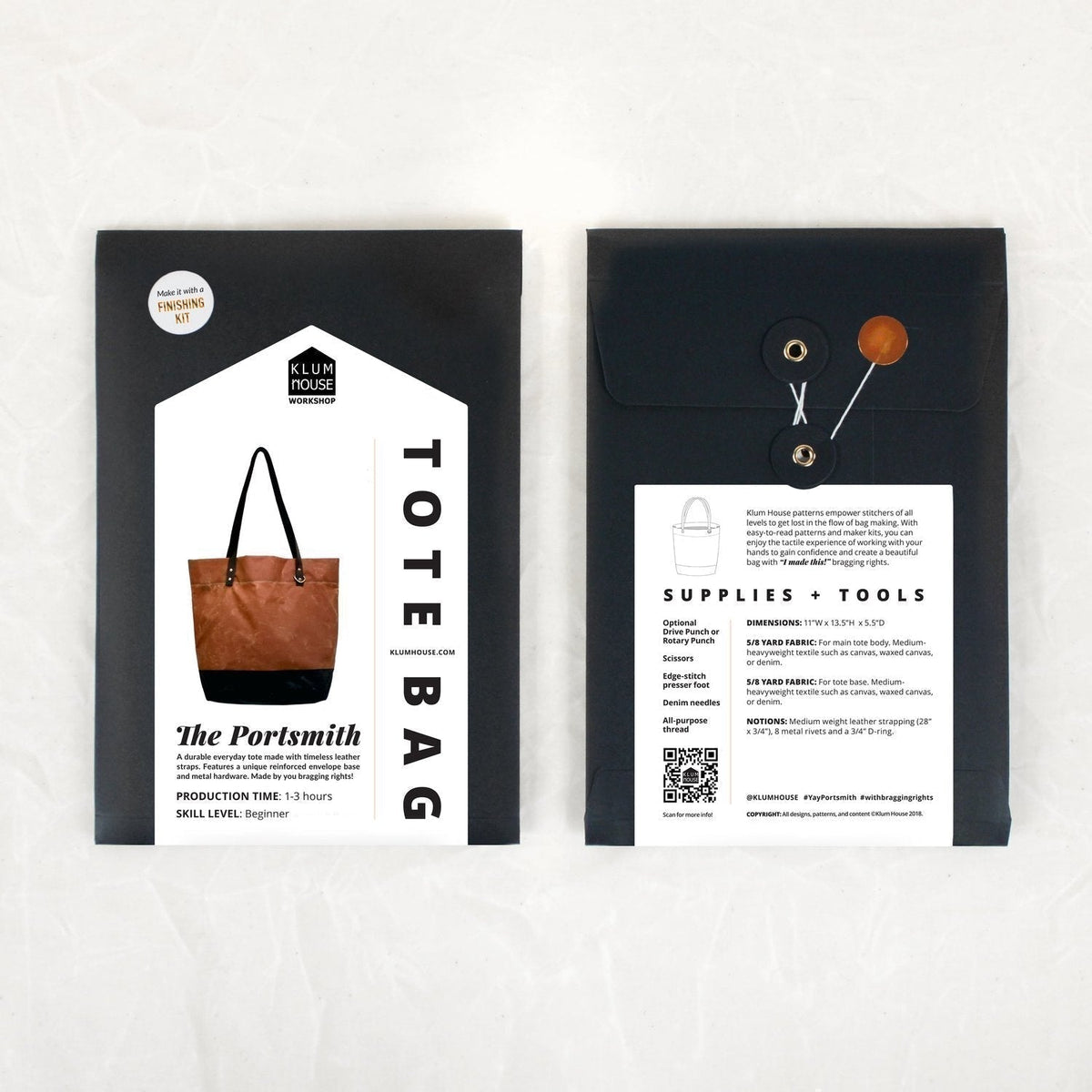 gather here classes - Portsmith Tote - Default - gatherhereonline.sbs