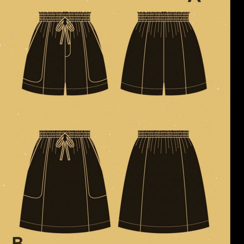 gather here classes - deer & doe goji skirt/shorts - meets twice - Default - gatherhereonline.sbs