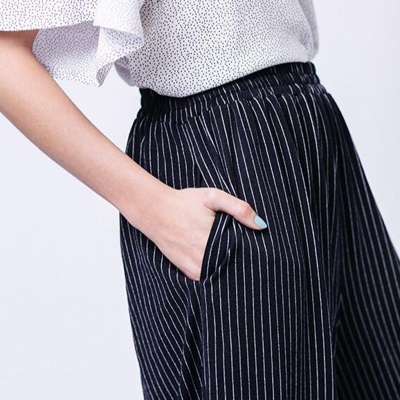 Named Clothing-Ninni Elastic Waist Culottes Pattern-sewing pattern-Default-gather here online