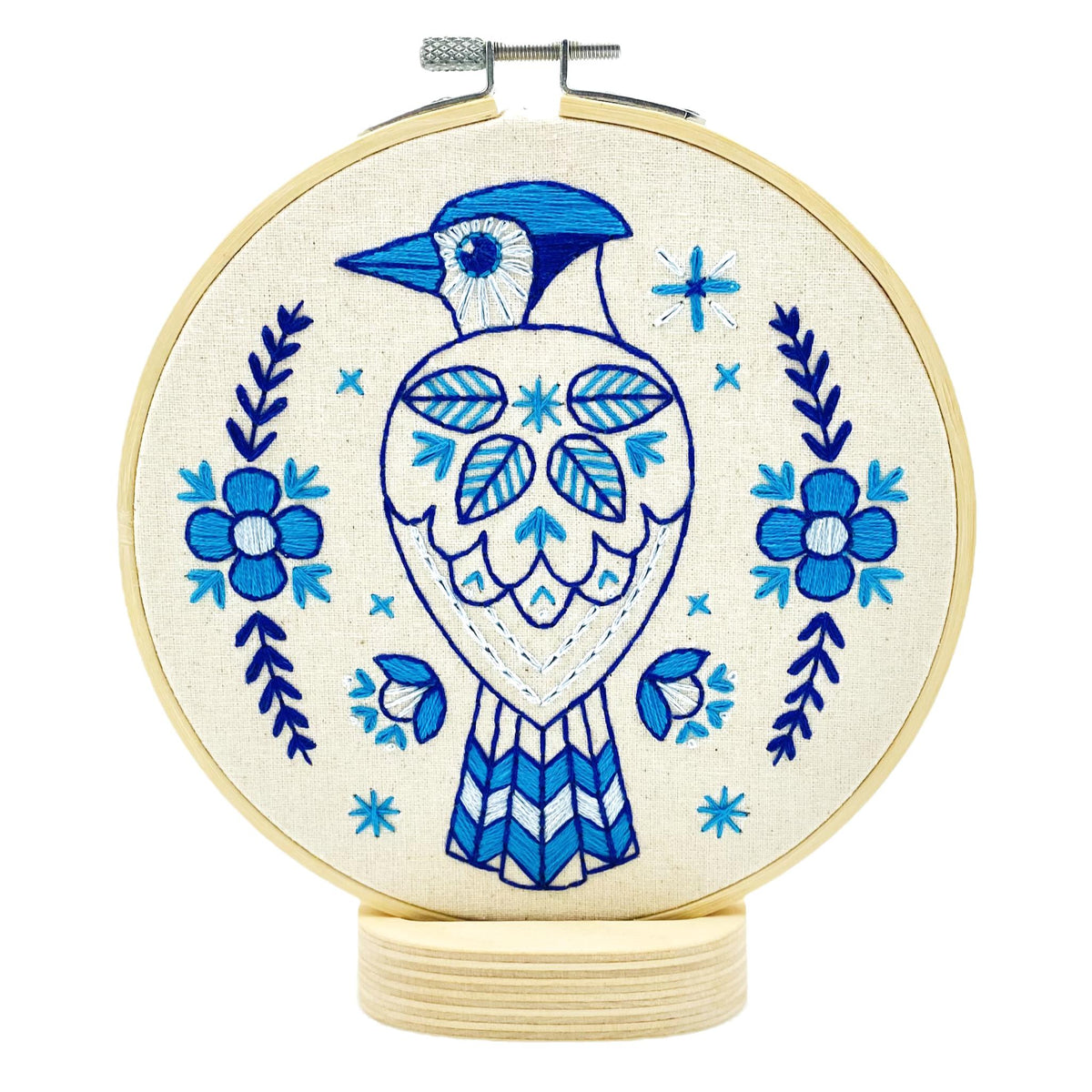 Hook, Line & Tinker-Blue Jay Embroidery Kit-embroidery kit-gather here online