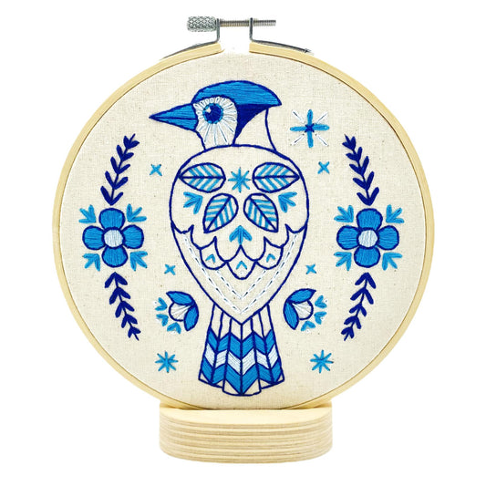 Hook, Line & Tinker-Blue Jay Embroidery Kit-embroidery kit-gather here online