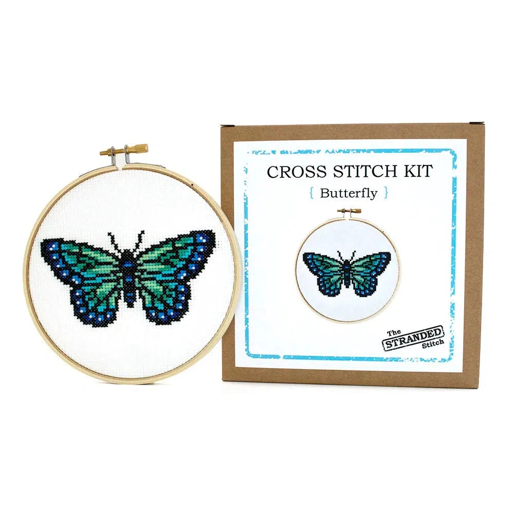 The Stranded Stitch-Butterfly DIY Cross Stitch Kit-xstitch kit-gather here online