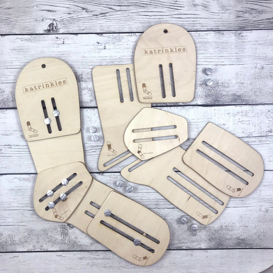 Katrinkles-Adjustable Sock Blockers - Pair *NEW STYLE*-knitting notion-gather here online