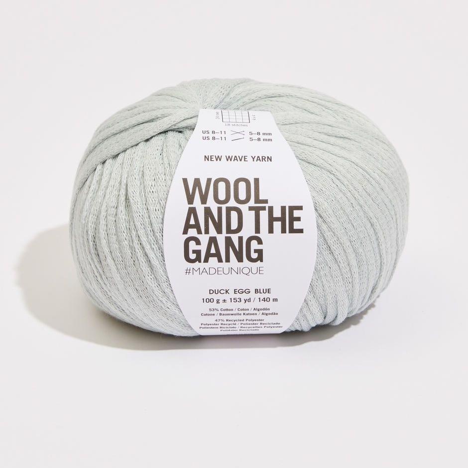 Wool and the Gang - New Wave Yarn - Duck Egg Blue - gatherhereonline.sbs