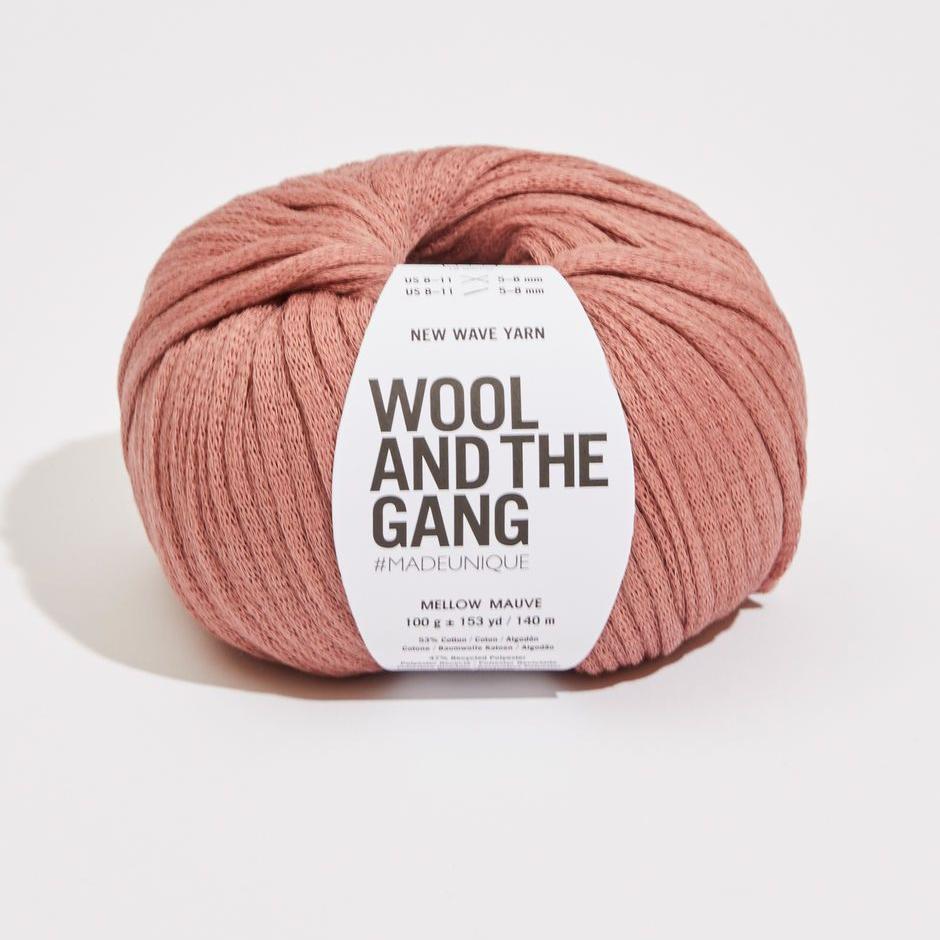 Wool and the Gang - New Wave Yarn - Mellow Mauve - gatherhereonline.sbs