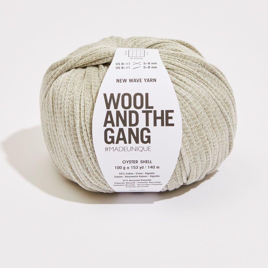 Wool and the Gang - New Wave Yarn - Oyster Shell - gatherhereonline.sbs