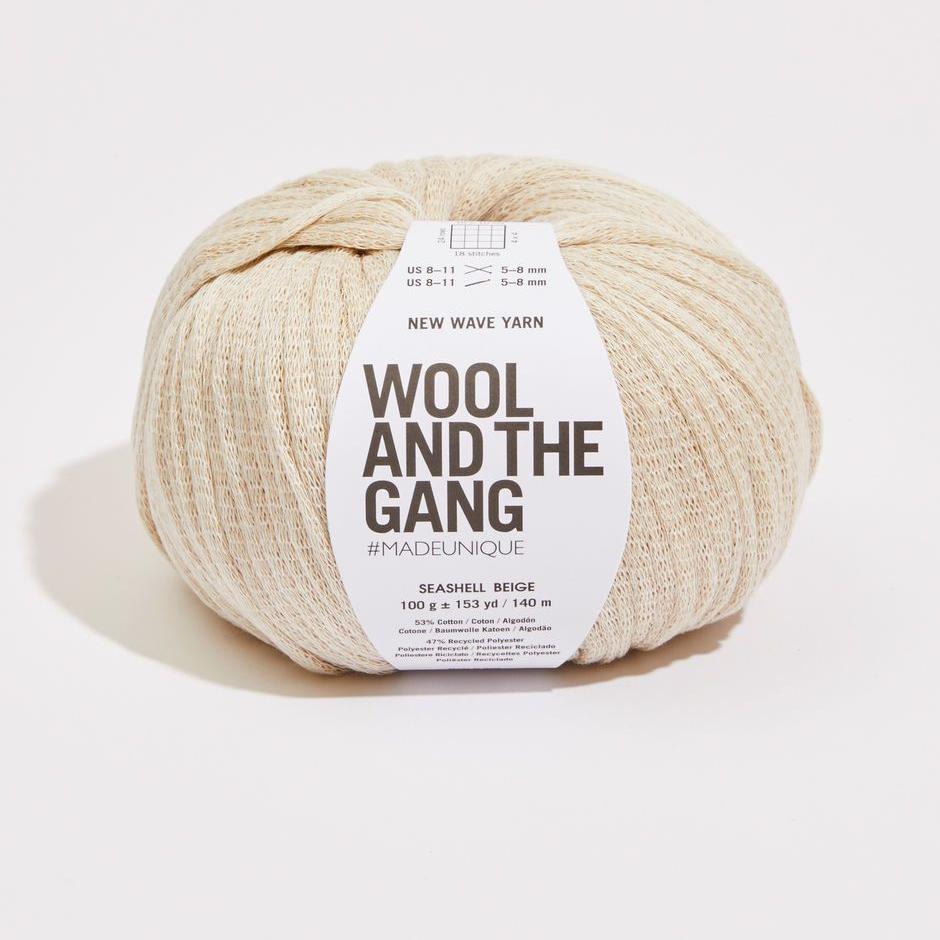 Wool and the Gang - New Wave Yarn - Seashell Beige - gatherhereonline.sbs