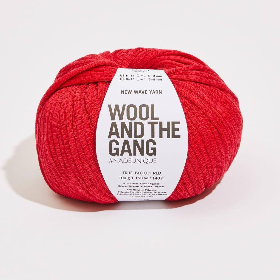 Wool and the Gang - New Wave Yarn - True Blood Red - gatherhereonline.sbs